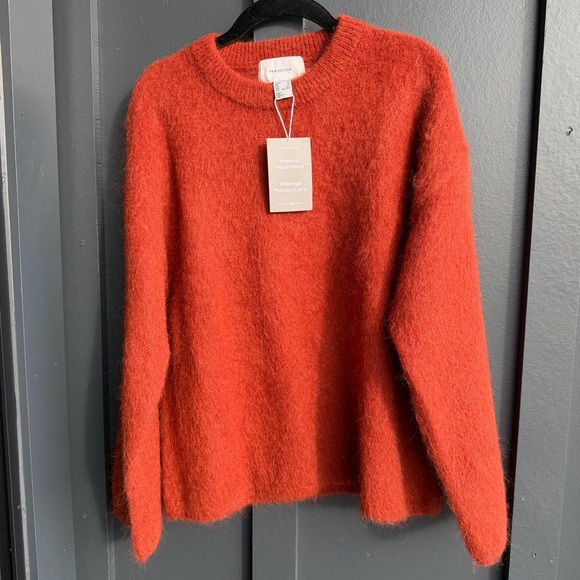 H&M Premium Oversized sweater in a soft knit with mohair and wool content NWT - Picture 9 of 14